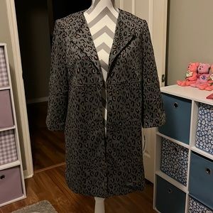 Nine West Animal Print Jacket
